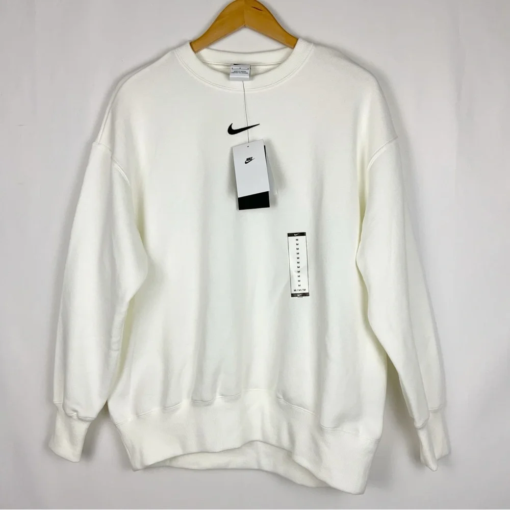 NWT Nike Women's Sportswear Phoenix Fleece Oversized Crewneck Sweatshirt - Picture 7 of 14